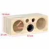 Altavoces de audio para coche de 4 pulgadas 5 pulgadas 6.5 pulgadas 8 pulgadas caja vacía para altavoz caja de madera maciza de dos vías caja de madera para altavoz de casa