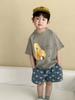Camiseta de Manga Corta para Niños Verano Algodón Puro Ropa de Verano para Niños 2026 Nuevo Corte Holgado Algodón para Bebé Clase A Tops para Niñas