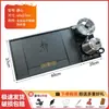 Bandeja de té de piedra negra sintética para uso doméstico, integrada con tetera, juego de oficina totalmente automático, bandeja de té de piedra integrada