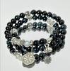 Pulseira Retrô Dupla Camada Novo Estilo Chinês Feminina Design de Nicho Moda Antiga Pulseira de Mão Shangui Gasto Masculina Joia de Mão Versátil