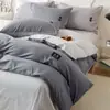 Juego de Ropa de Cama de Cuatro Piezas 100% Algodón 2025, Sábana Plana, Funda de Edredón, Juego de Tres Piezas para Dormitorio de Estudiante, Adecuado para Todas las Estaciones, Estilo de Sábana Ajustable de Lujo Ligero