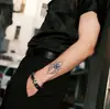 Pegatinas de tatuaje de telaraña, fórmula de jugo de hierbas, larga duración, impermeables, diseño oscuro, feroz e imponente, adecuadas para hombres y mujeres, para brazos y piernas