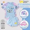 2025 Nuevo Fiesta Cinco Dibujos Animados Traje de Baño Infantil Niñas Secado Rápido Dividido Niñas Protección Solar Traje de Baño Moderno