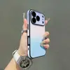 Funda de Piel con Degradado para Teléfono Adecuada para Apple 17Promax Estilo Fresco de Invierno Película para 16 Lentes 12 Estilo de Chica