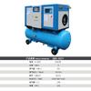 O compressor de ar 7.5kw do parafuso da conversão de freqüência do ímã permanente de Yongying integrou a pressão cúbica 8-10kg da máquina 0.8Mpa do parafuso