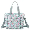 Bolso Grande de Mano para Mujer Bolso Nuevo Tipo Tote Bolso Pequeño Floral Fresco de Nailon Bolso Cruzado Casual para Mujer