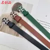 Cinturón de Mujer de 2.5cm, Nuevo, Moderno, de Alta Gama, para Jeans y Trajes, de Moda, Sencillo, Versátil, Decorativo