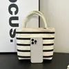 Bolsa Tote Pequena Retrô Estilo Coreano Popular para Verão e Outono Bolsa de Mão Moda Bolsa de Ombro de Algodão