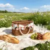 Caja de Regalo de Ratán Regalo de Acompañamiento Cesta de Flores de Mano Decoración de Ramo de Flores Cilindro Cuadrado para Niña de las Flores Tubo Cuadrado Caja de Regalo Antigua para Cumpleaños Boda