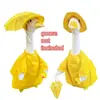 Fabricante de conjunto de disfraces de ganso para porche, impermeable con forma de ganso transfronterizo de Amazon, set de disfraces de ganso para jardín