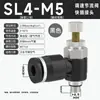 Cilindro Neumático Conector Rápido de Cánula Válvula de Flujo Ajustable Sl4-M5/6-01/8-02/10-03/1 Metabo