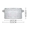 Venta Directa de Fábrica Transfronterizo Nuevo Escudo de Nieve para Coche de Invierno, Cubierta de Hielo y Nieve, Parasol, Cubierta Protectora de Nieve para Ventana de Coche, Parabrisas Delantero