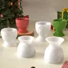 Amapola DIY Yeso de Aromaterapia Patrón de Reno Patrón de Tejido a Dos Agujas Frasco de Almacenamiento Taza para Velas Molde de Silicona