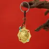 Nueve Palacios Ocho Trigramas Diez Grandes Auspiciosidad Fabricante de Fuente de Tarjetas Adornos Tibetanos Ocho Tesoros Mantra de Seis Sílabas Colgante Giratorio