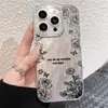 [Alta Calidad] Funda de Teléfono iPhone 15 Pro Max de Lujo de Gama Alta con Diseño Floral Línea Apple 17 Cubierta Protectora