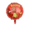 Pikachu Pocket Elf Ball - Vajilla para fiesta de cumpleaños, bandeja de papel, toalla de papel, mantel, decoración, suministros para arreglos, globo