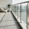 Fabricantes de postes de acero inoxidable 304, tubos cuadrados engrosados de 1.5 pulgadas, pasamanos de vidrio, columnas para escaleras y barandillas de vidrio para proyectos comerciales