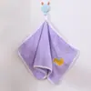 Toalla Bordada de Dibujos Animados para Niños, Suave, Absorbente, No Suelta Pelusa, Toalla de Mano para Guardería, Toalla Facial, Envío Directo Disponible