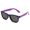 S8002 Óculos de Sol de Silicone Infantis Óculos de Sol de Unha de Arroz de Silicone Óculos de Sol com Combinação de Cores Polarizados para Meninos e Meninas