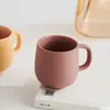 Caneca Cerâmica Colorida Esmaltada Personalizada com Logo Customizado de Alto Valor Simples Caneca de Café Criativa Caneca Cerâmica