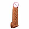 Silicone Crystal Case Simulação Penis Case Sexy Mace Long Adult Couple Toy Sex Products Atacado