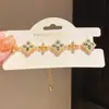 Pulsera de Flor de Circonita Chapada en Oro Real de 18 Quilates, Pulsera Estilo Palacio Retro, Joyería al por Mayor de Lujo Ligero y de Alta Gama