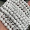 Cuentas sueltas de pino blanco natural, accesorios de joyería DIY, cuentas de pino blanco esmerilado, productos semiacabados, venta al por mayor, directo de fábrica