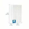 Compatible con Elemento de Filtro para Purificador de Aire Honeywell Hpa100/Hpa200/Hpa300, Eliminación de Formaldehído y Filtro para Pelo de Gato
