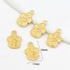 Chapado en Oro de 14K Colgante Pequeño de Ábaco de la Fortuna Collar Pendientes Joyería DIY Accesorios de Colgante de Oro Puro Venta al por Mayor D105