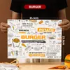 Mantel de Papel Desechable para Llevar para Platos de Comida, 600 Hojas, Tienda de Hamburguesas, Hot Pot, Comida Occidental, Papel para Bandeja de Pollo Frito a Prueba de Grasa, Personalizable