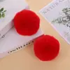 Direto da fábrica 8cm bola de pelo de coelho imitação bola de pelo artificial bola de pelo chaveiro pingente acessórios diy acessórios para roupas