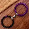 Pulseira de Casal Coração a Coração Feminina Design de Nicho Sense ins Attrite Pulseira da Moda Terno Joias Transfronteiriças Maré