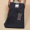 Calça masculina casual de negócios cinza de poliéster stretch respirável fina nova para primavera e verão, corte reto slim, luxuosa