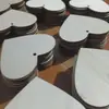 Painéis de madeira em formato de coração para corte a laser DIY, perfeitos para decorações de casamento, disponíveis em vários tamanhos e adequados para projetos de arte e artesanato de jardim de infância