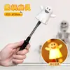 Decoração de Halloween Lanterna de Abóbora Presente para Crianças Bastão Brilhante de Mão Adereço de Atividade Cena Atmosférica Fantasia Pequeno Presente