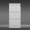 Fabricante Fengli Vende Archivero Vertical de Dos Cajones Desmontaje y Montaje Caja de Tarjetas Cuatro Cajones con Cerradura Exportación Caja de Tarjetas