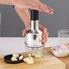 Acero inoxidable 304 Cuchillo Pat picador de ajo picador de ajo manual picador de ajo cortador de ajo cebolla jengibre ajo suministros de cocina picador de ajo