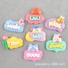 Funda para Teléfono Móvil Dibujos Animados DIY Agujero Material Crema Pegamento Sanrio Mochila Accesorios de Resina Etiqueta con Letra Hebilla para Zapato Decoración