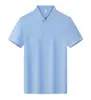 Camisa Polo de Trabajo de Seda de Hielo Sin Costuras de Secado Rápido de Gama Alta Solona con Cuello Solapa Manga Corta Camisa Publicitaria de Trabajo Camiseta