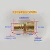 Conector de molde 1234 rosca externa estendida M10M12 controlador de temperatura de molde bico de água tamanho grande e pequeno bico de água de cobre para molde