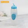 Vaso de Plástico Vaso de Agua Deportivo Gran Capacidad Conveniente Creativo Botella de Agua Deportiva Vaso para el Hogar Transparente 600ml