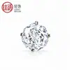 Aleación de Titanio F136 Octagonal Rosa Milenio Reposamuñecas Rosca Externa Pendiente de Rosca Stud para Labio Stud para Hélice de Oreja Joyería para Perforaciones Corte Rosa