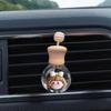 Celebridade da Internet Cor de Chá com Leite Desenho Animado Saída de Ar do Carro Frasco de Perfume Criativo Fofo Ornamentos de Aromaterapia para Carro Acessórios de Interior do Carro