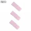 Conjunto de 3 piezas [Combinación transfronteriza] Hebilla de extensión elástica de acero inoxidable de tres filas y dos hebillas, hebilla de extensión elástica, hebilla trasera