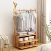 Perchero de Pie, Perchero Sencillo para Dormitorio de Residencia Estudiantil, Estante de Almacenamiento Doméstico Multifuncional, Perchero Vertical