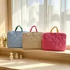 Bolso para portátil de estilo coreano con bloques de color, funda interior para iPad de 11 pulgadas, bolsa de almacenamiento, bolso para portátil portátil de 14 pulgadas