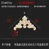 Aplicaciones de Talla en Madera de Dongyang Estilo Europeo Piezas de Madera Maciza con Forma de Flor Aplicación de Talla en Madera Flor de Esquina Fondo de Pared Piezas de Madera con Forma de Flor Adornos En Stock Con Cableado