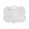 Pinza para el Cabello Especial de Estampado en Caliente Plata Mate de Gama Alta Tarjeta de Papel Clip DIY Accesorios para el Cabello Tarjeta Blanca Cartón para Empaquetar Joyería