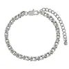 Estilo Ins Transfronterizo Normcore Diseño de Alta Gama Pulsera Personalizada de Granos de Café Gruesa Moda Tendencia Acero de Titanio Chapado en Oro Joyería