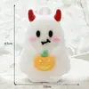 Enfeites de brinquedo de fantasma de Halloween transfronteiriços, chaveiros de Halloween de desenho animado, figuras de caixa surpresa, abóboras de terror estilo europeu e americano